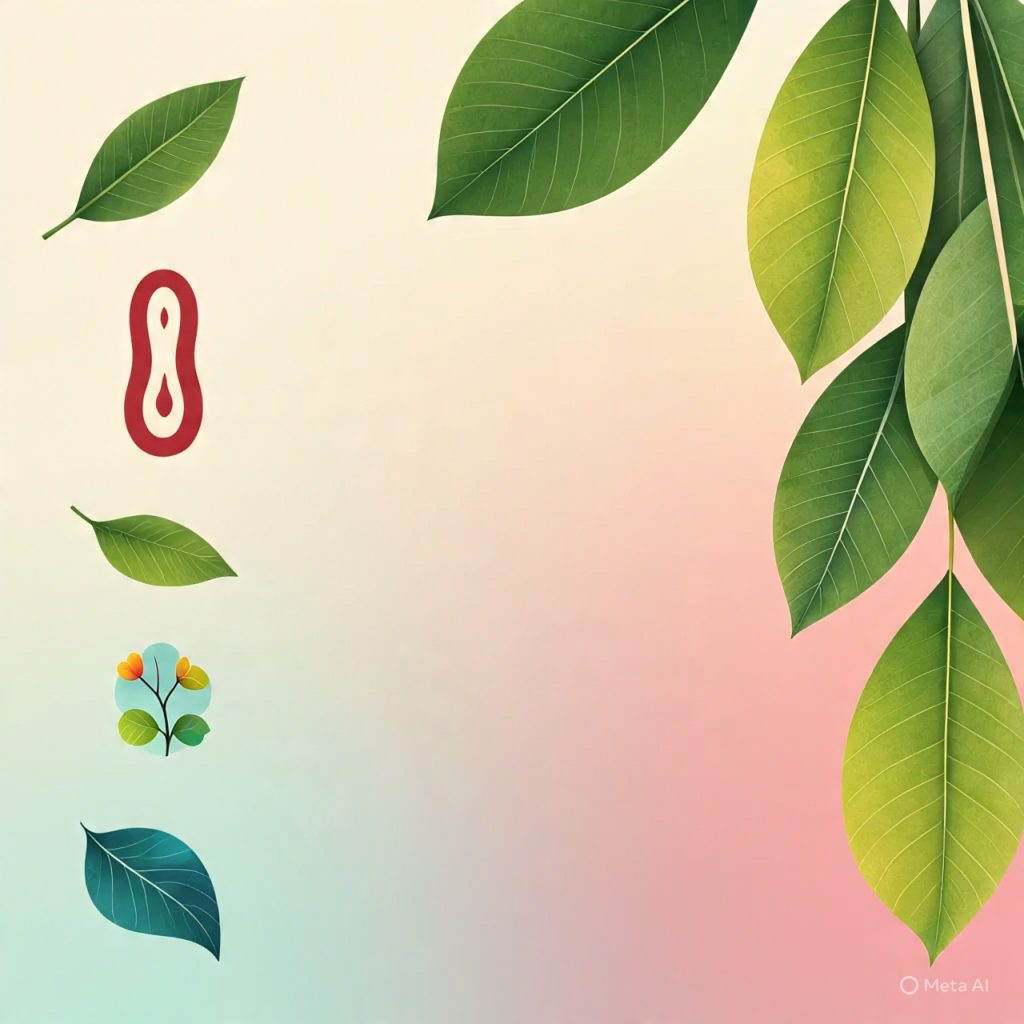 Natural hormone balance concept.