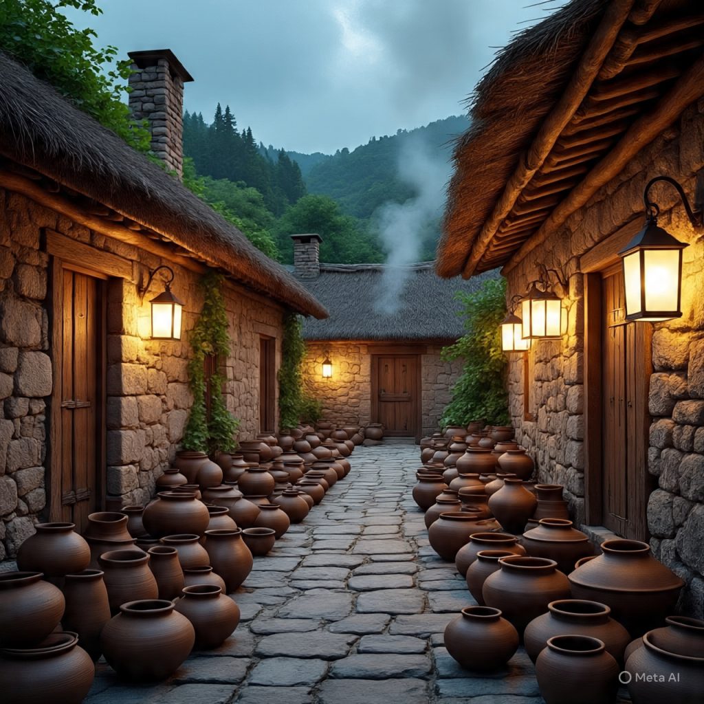 Traditional rural village stay.