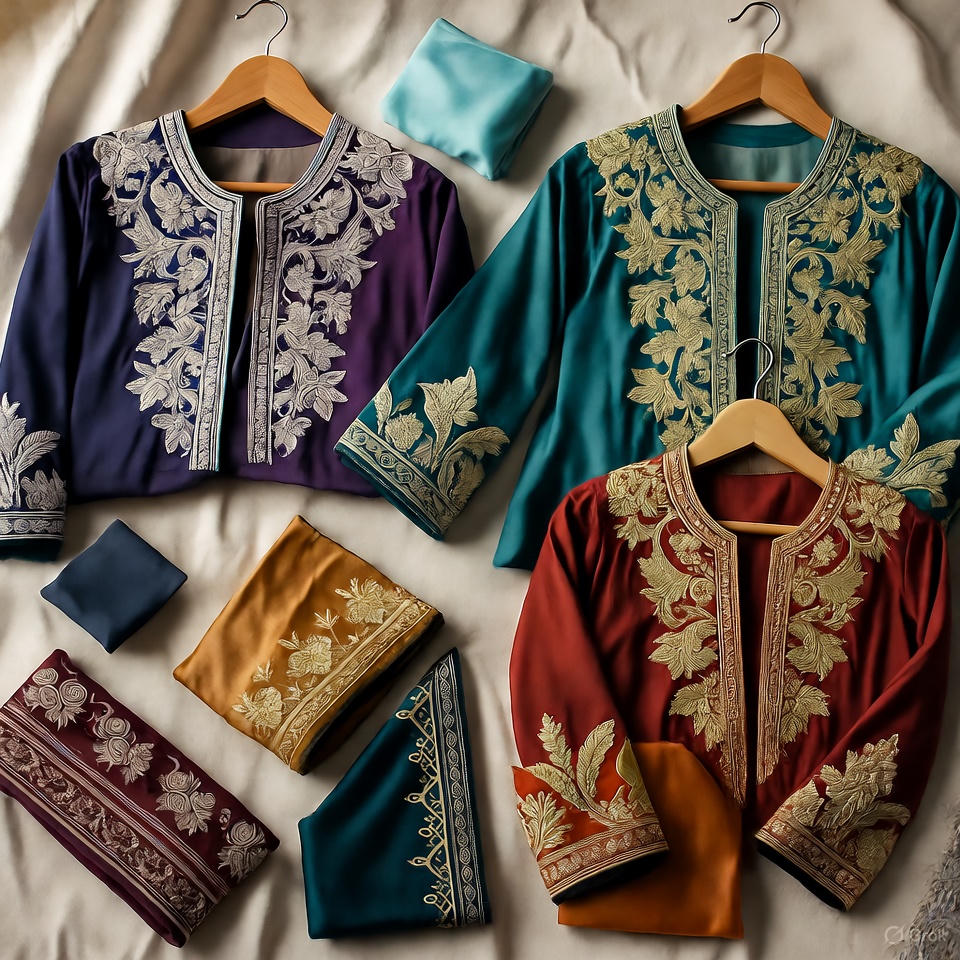 Handcrafted luxury fashion items showcasing artisan value.