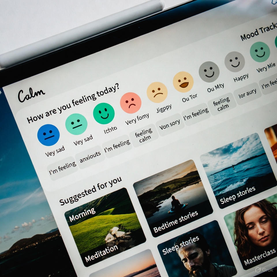 AI mood and wellness tracking app