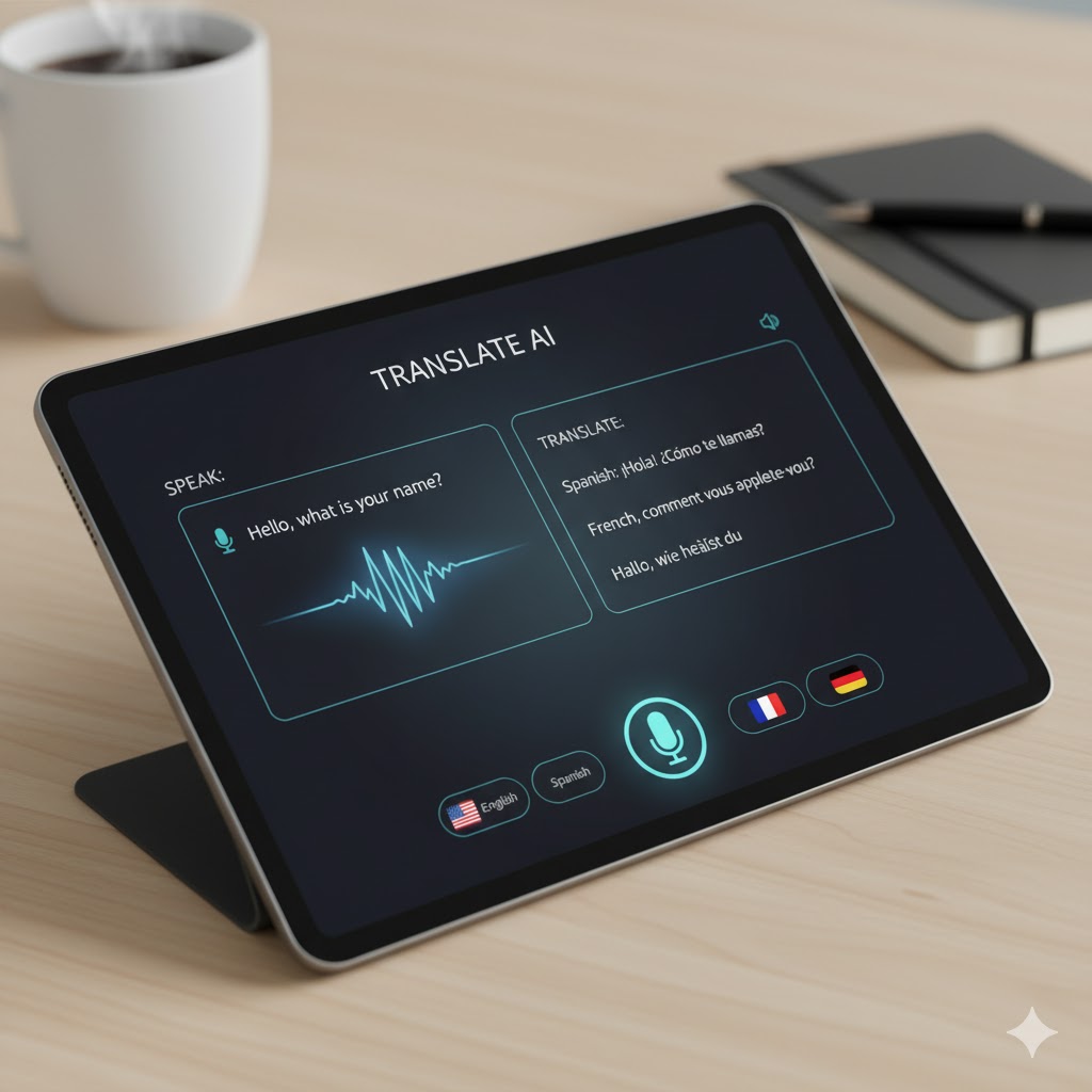 AI language translation tool