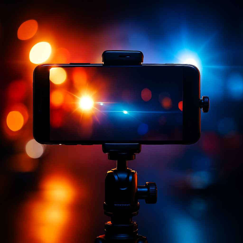 Fingerprint security scanner on smartphone screen.