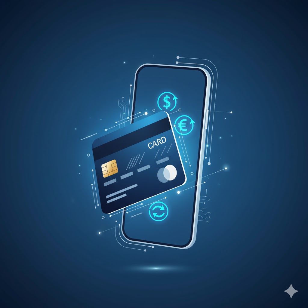 Digital payment evolution from card to smartphone.