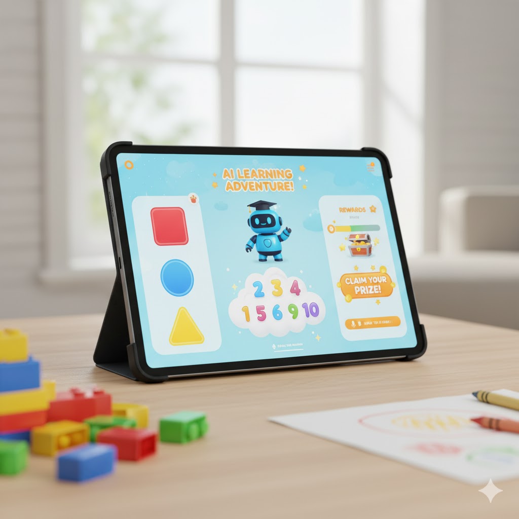 AI learning game for kids