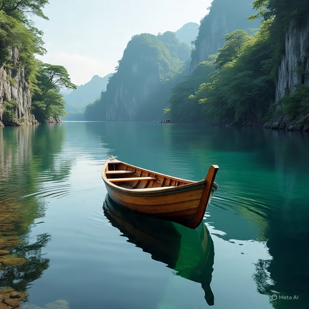 Scenic low-cost river boat ride.