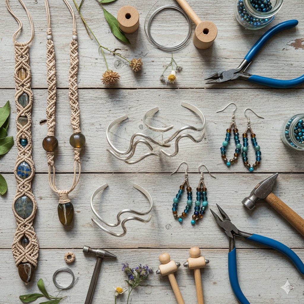 Handmade artisan jewelry reflecting craftsmanship and tradition.