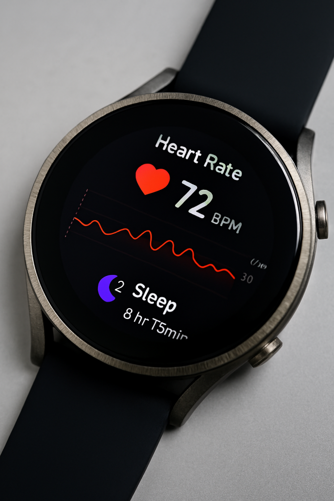 AI-powered health tracking smartwatch
