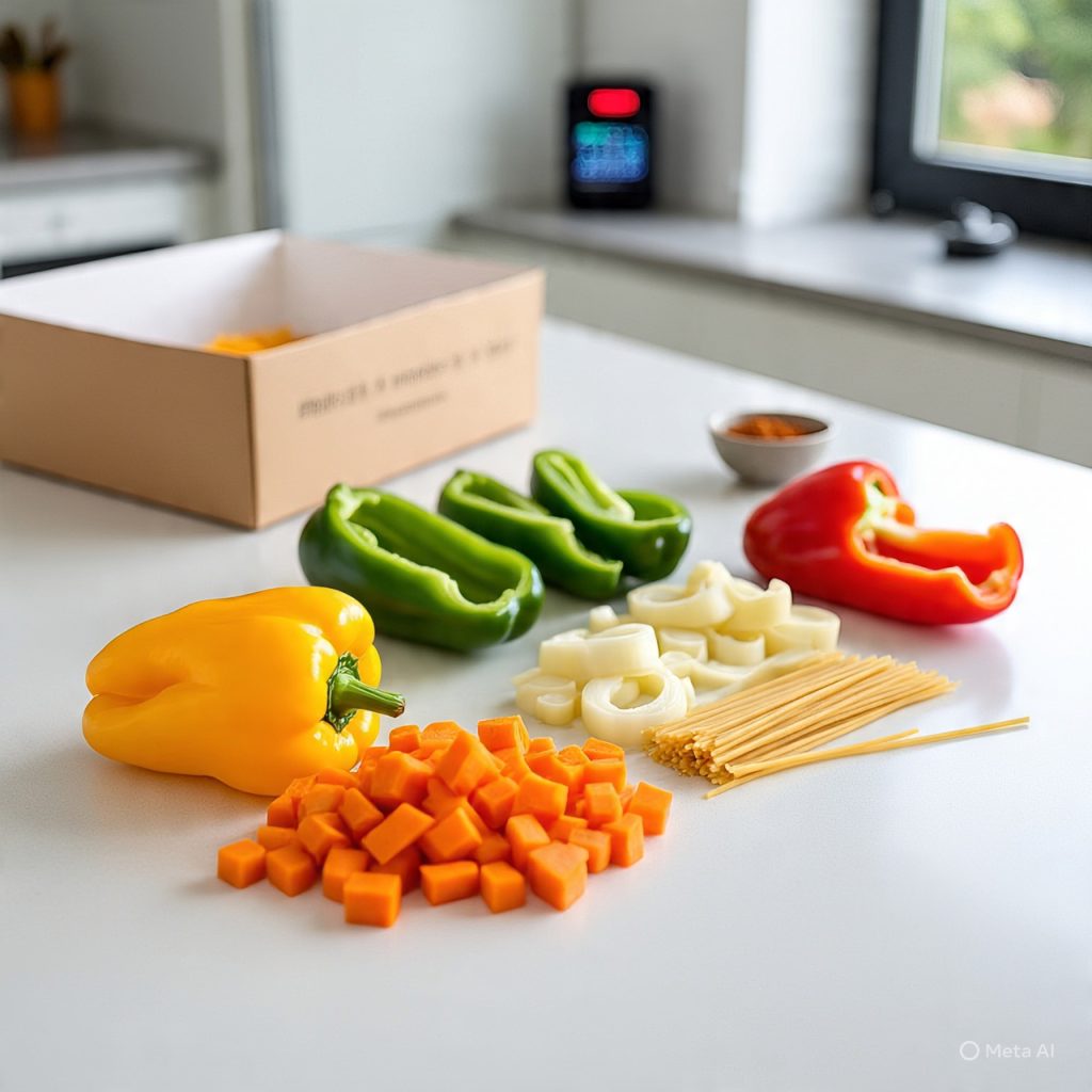 Quick recipe prep ingredients