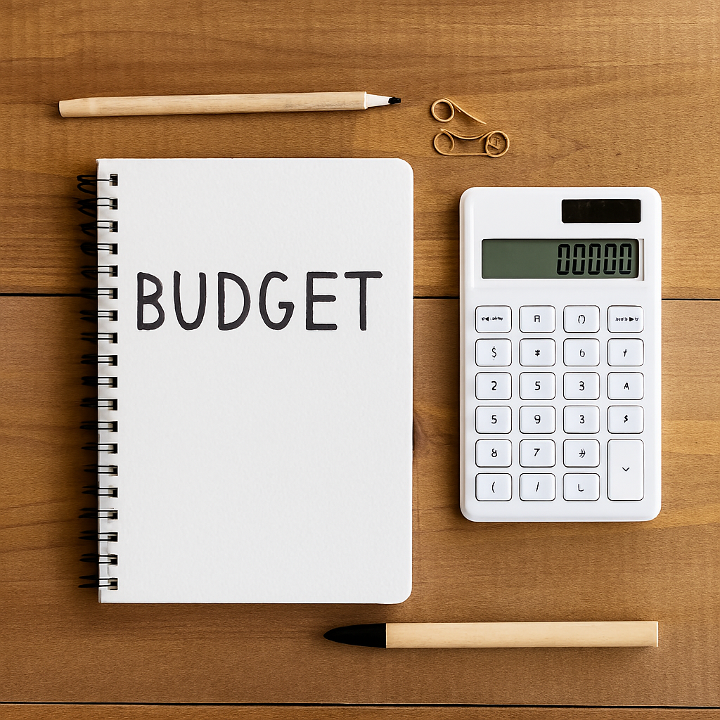 Simple finance setup for minimalist budgeting.