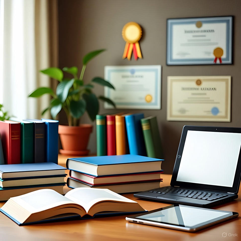 Adult education and continuous learning visuals