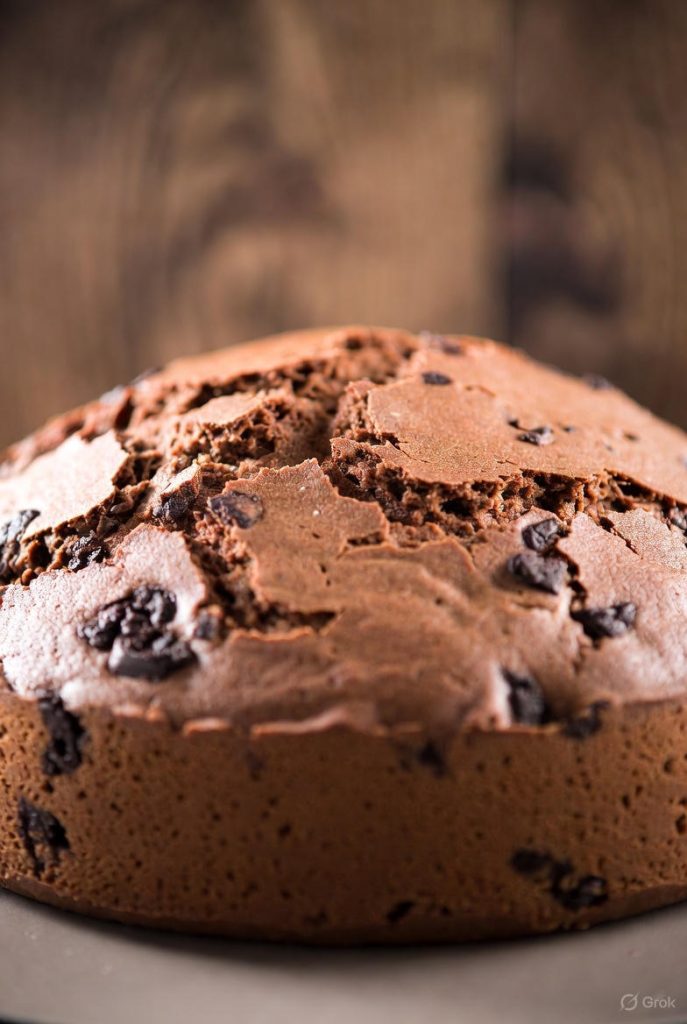 Gluten-free chocolate cake made with almond flour